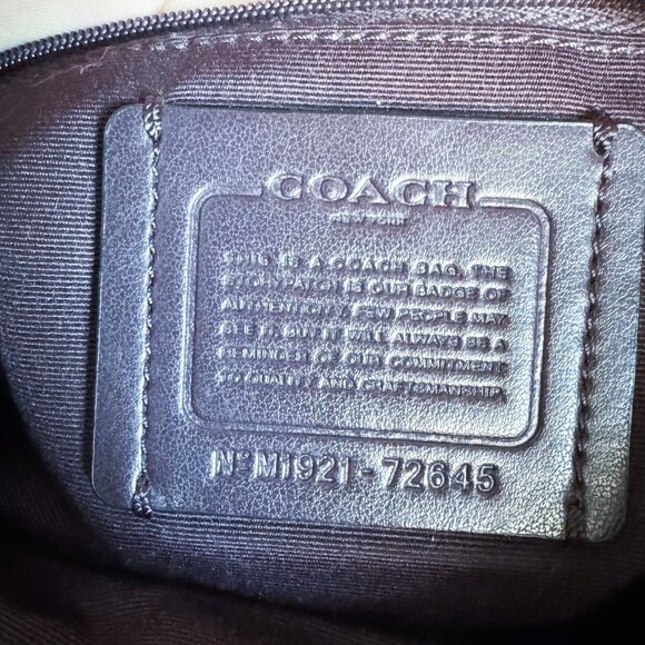 Coach Lilac Purple Pebbled Leather Backpack - Picture 9 of 9